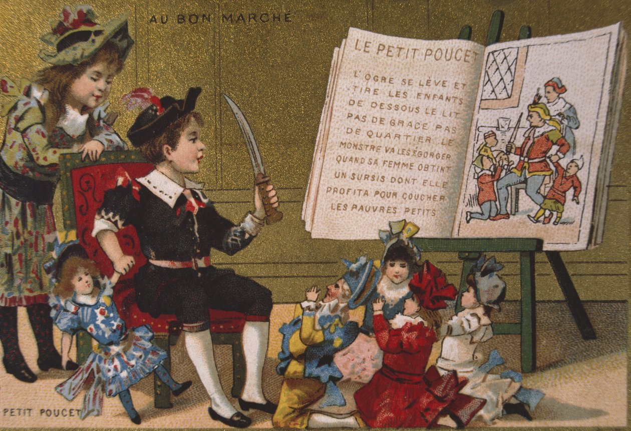Tom Pouce, publicité pour le grand magasin Au Bon Marché, vers 1900 - J. Minot