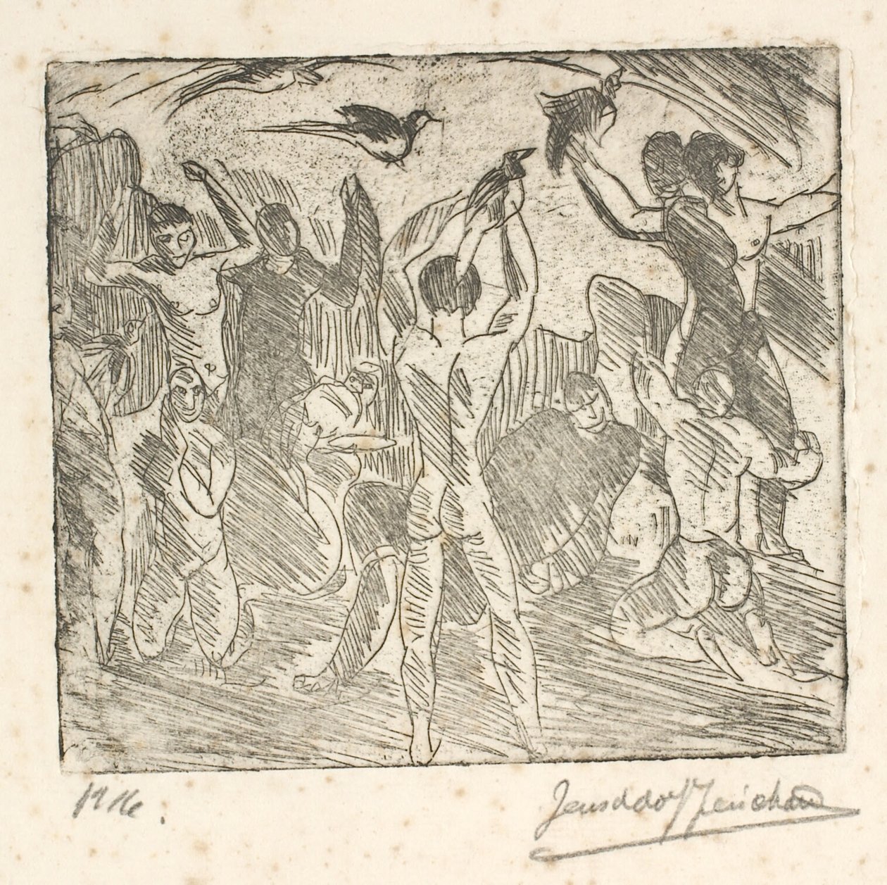 Les gens cherchent des présages - J.A. Jerichau