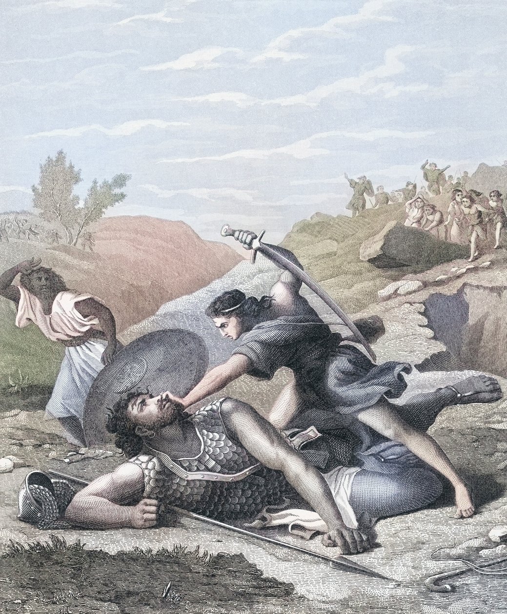 David et Goliath - J.F.C. (after) Reckleben