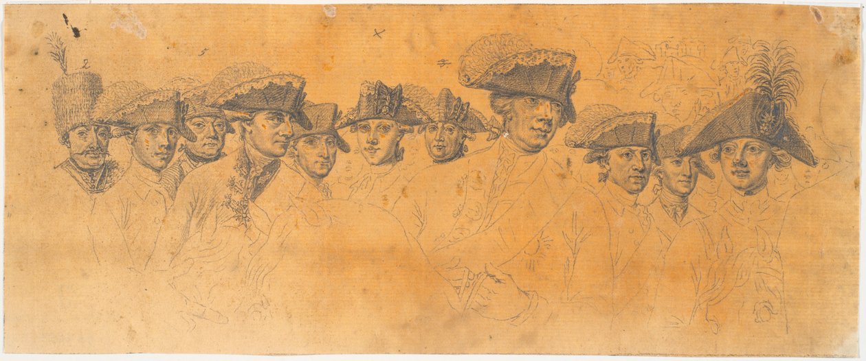 Frederik le Grand rentre après une revue à Potsdam - J.F. Clemens