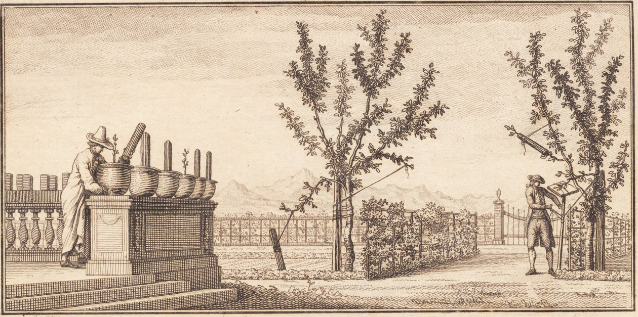 Le Jardin à Genthod - J.F. Clemens