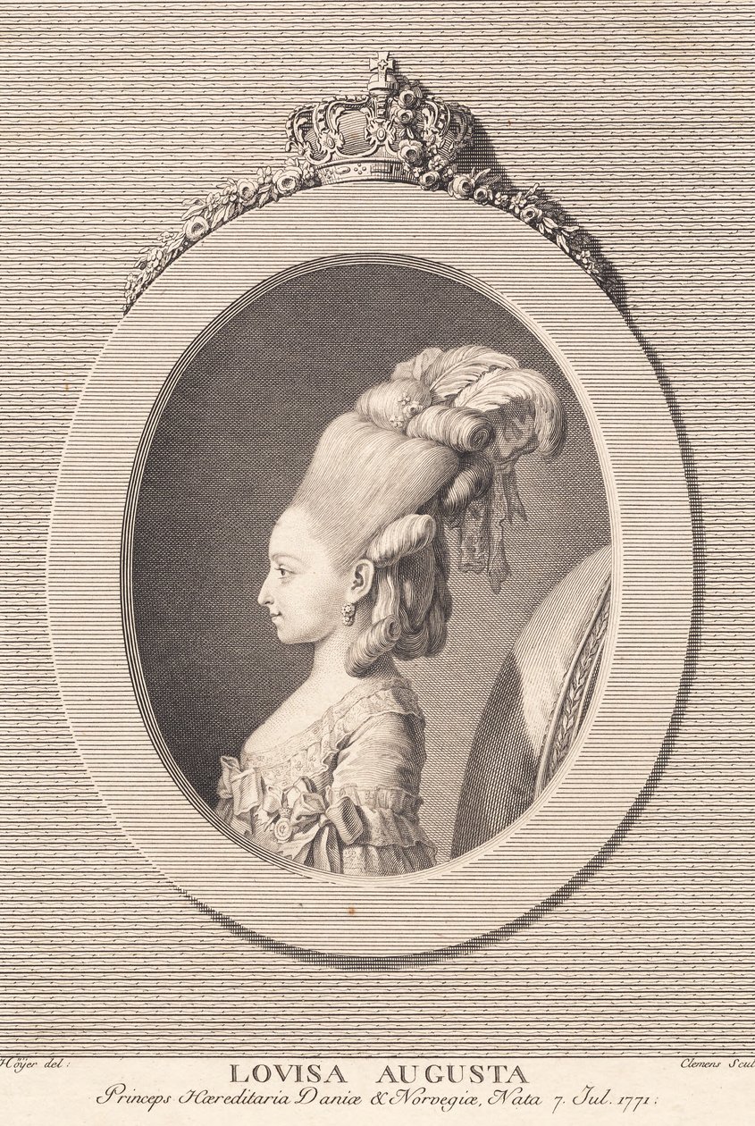 Princesse Louisa Augusta - J.F. Clemens