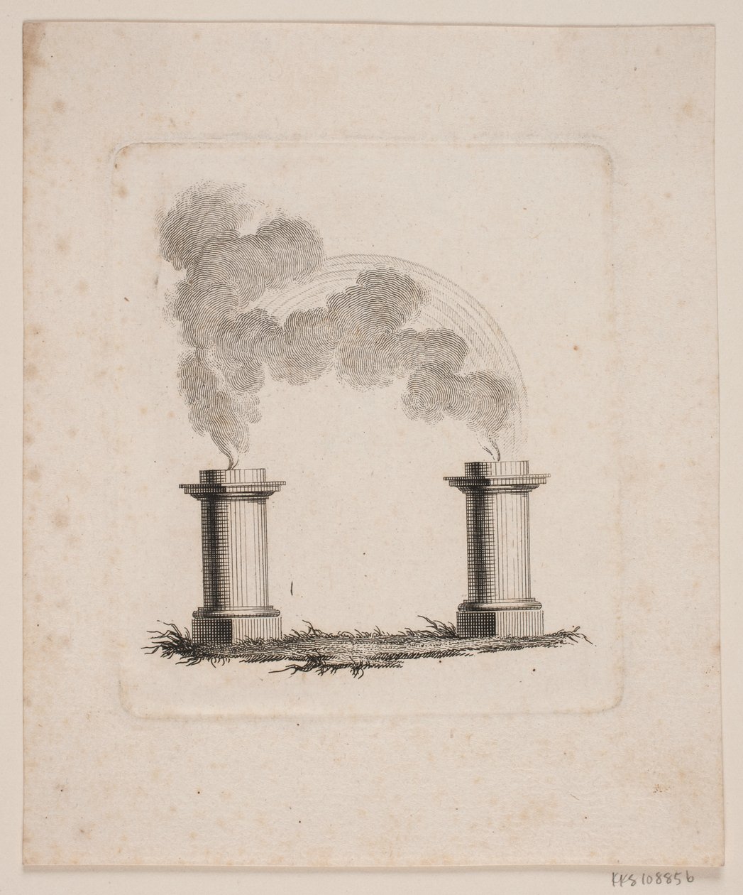 Vignette représentant deux autels d