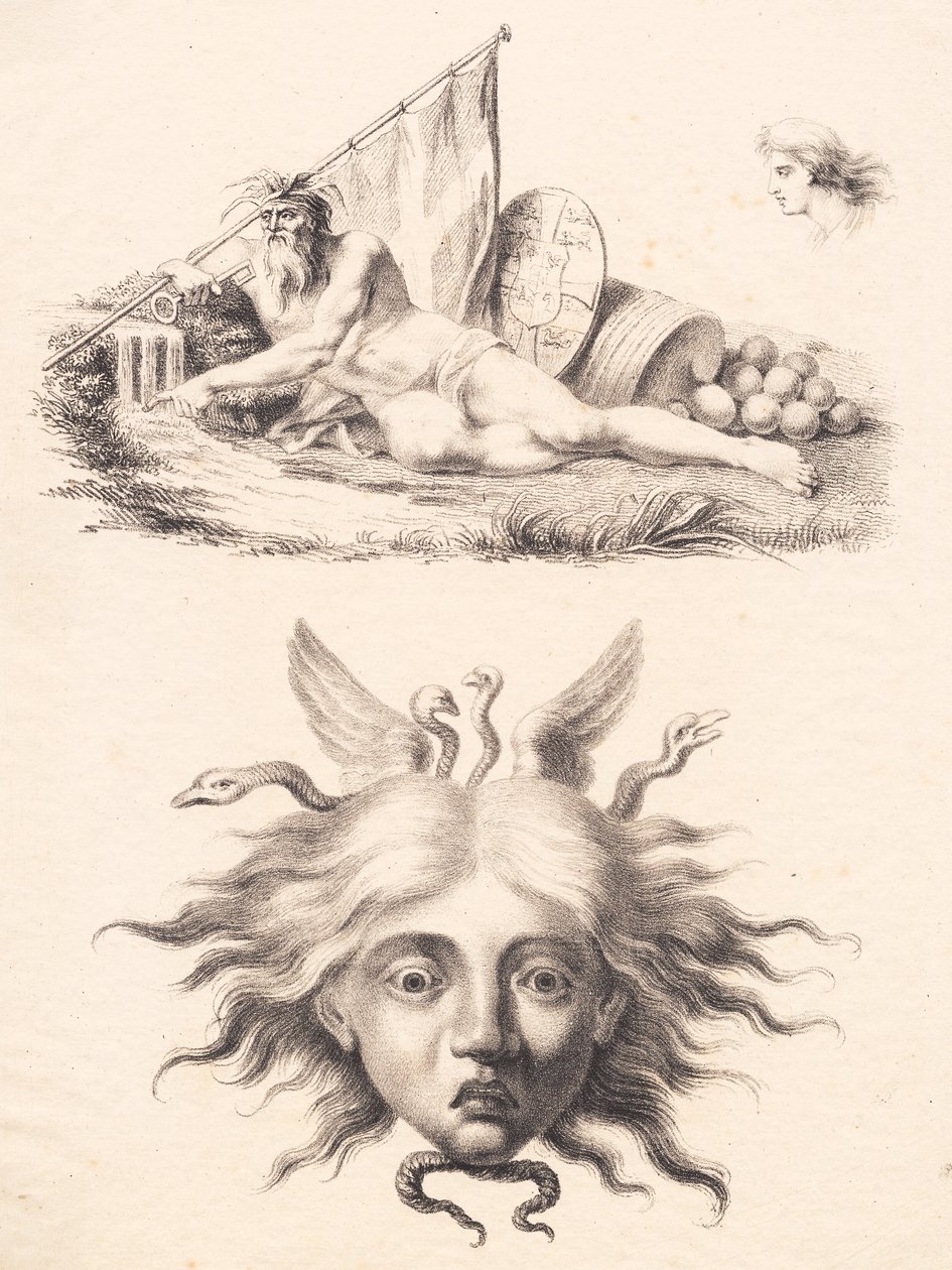 Øresund. Tête de Méduse - J.F. Clemens