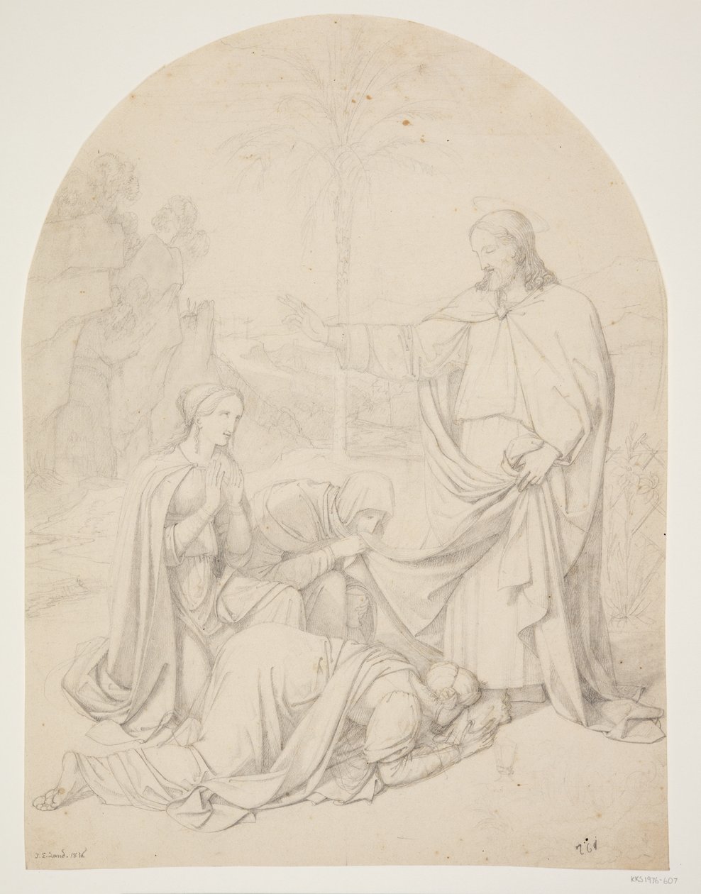 Le Christ ressuscité se révèle aux femmes - J.L. Lund