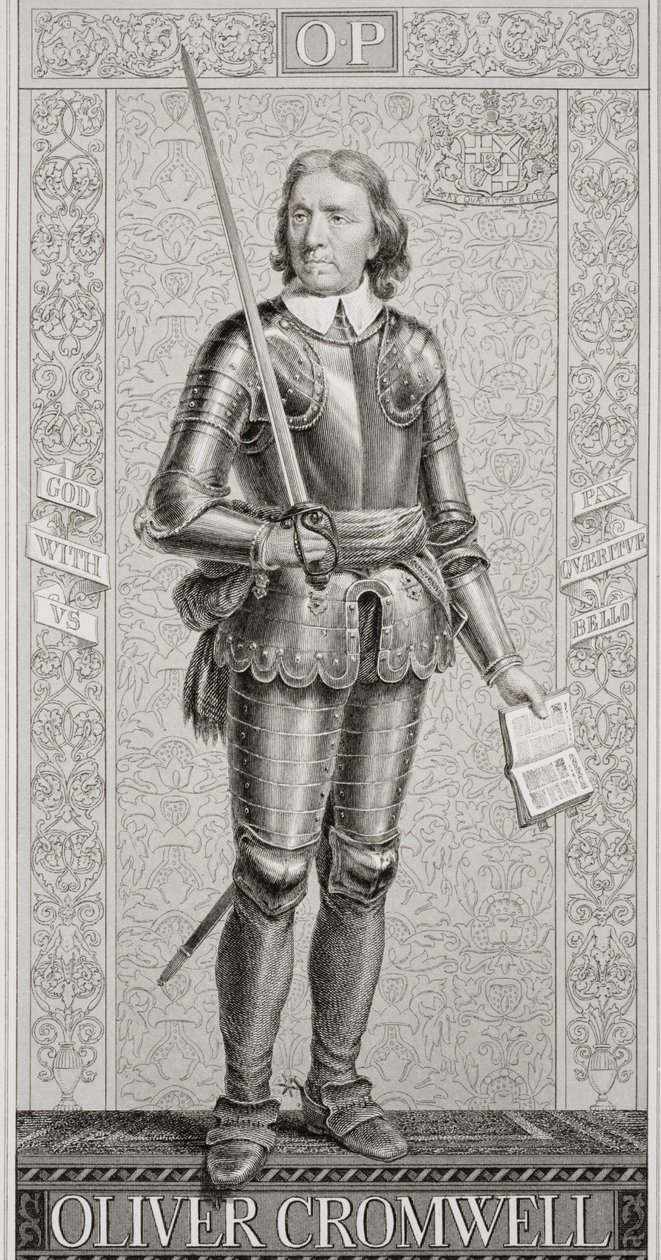 Oliver Cromwell (1599-1658) tiré de 
