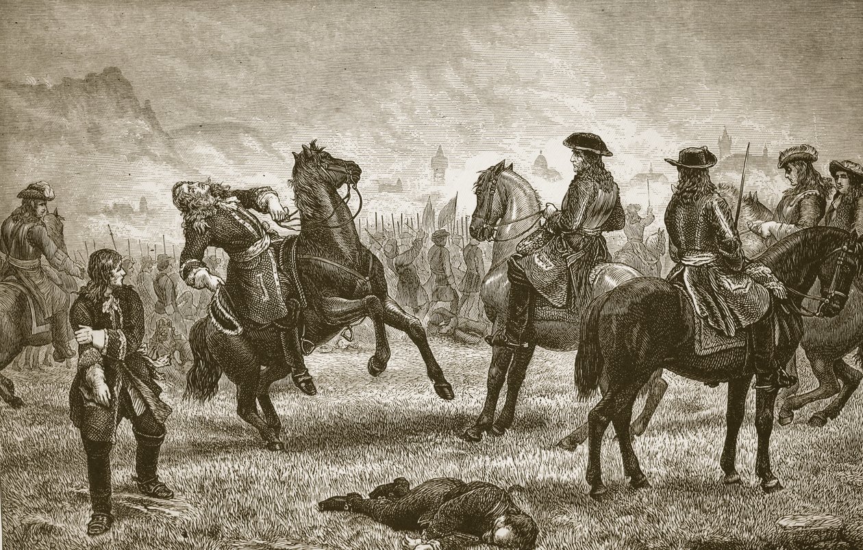 Guillaume III au siège de Namur, gravé par Butterworth et Heath - J.M.L. Ralston