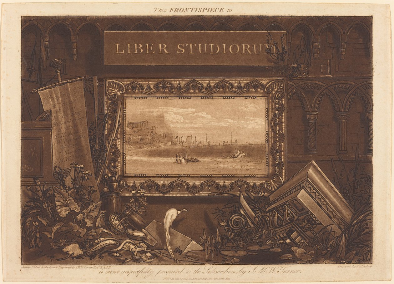 Frontispice, publié en 1812 - Joseph Mallord William Turner