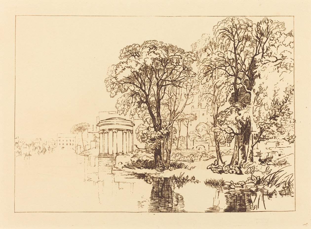 Isleworth, publié en 1819 - Joseph Mallord William Turner