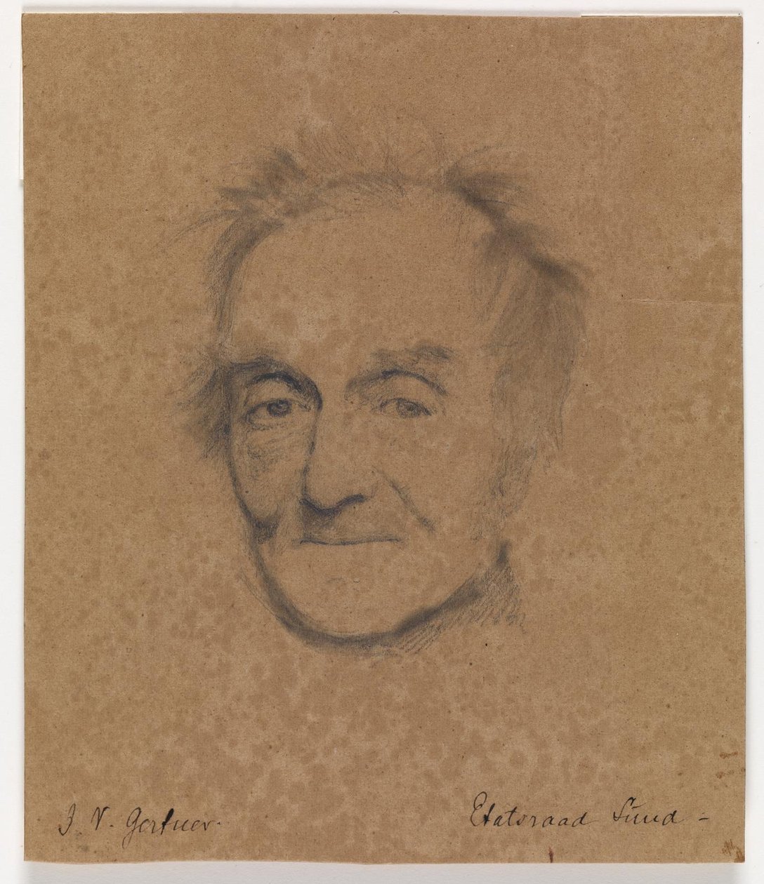 Portrait du peintre J.L. Lund - J.V. Gertner