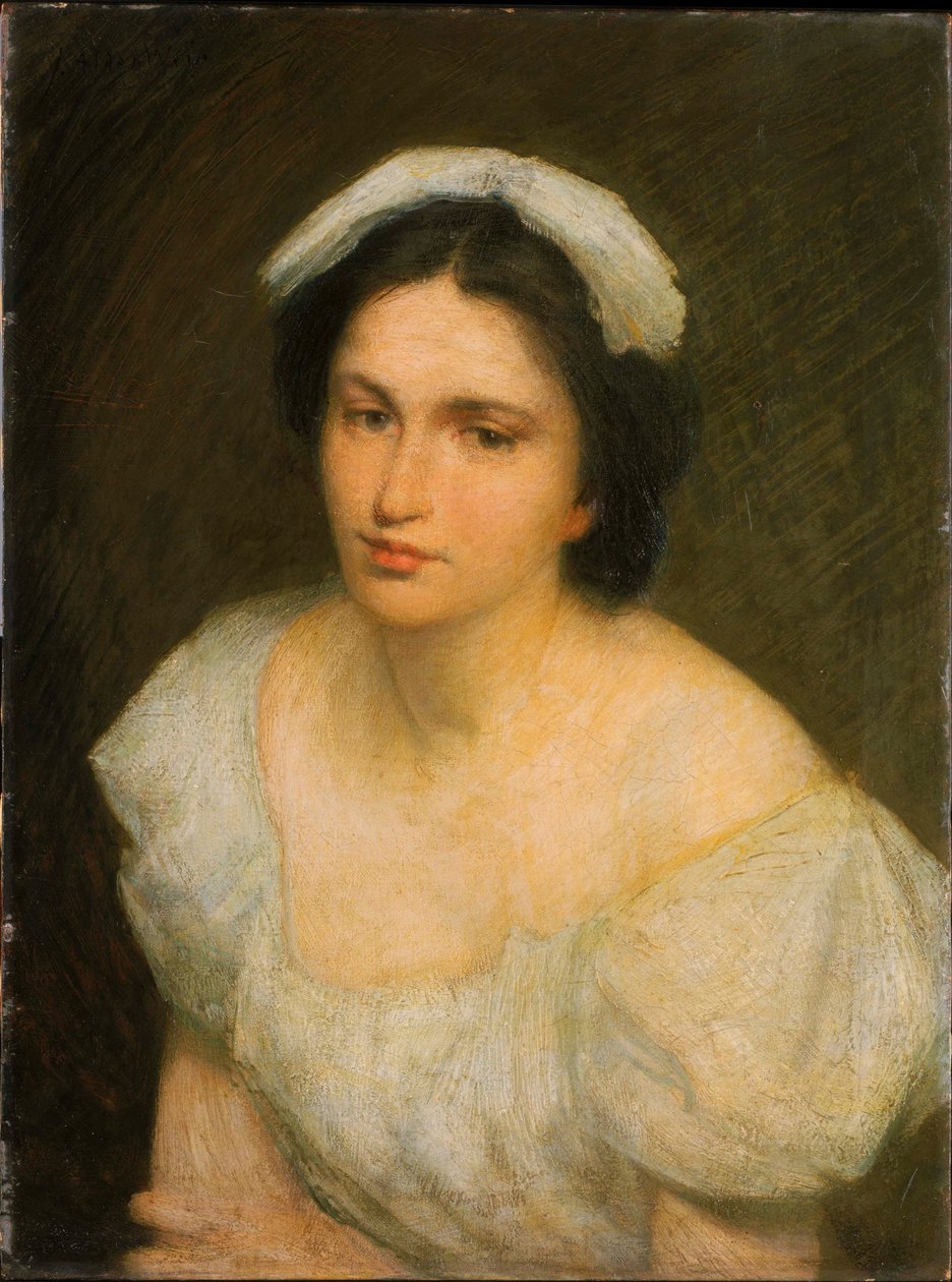 Une jeune Alsacienne - J. Alden Weir