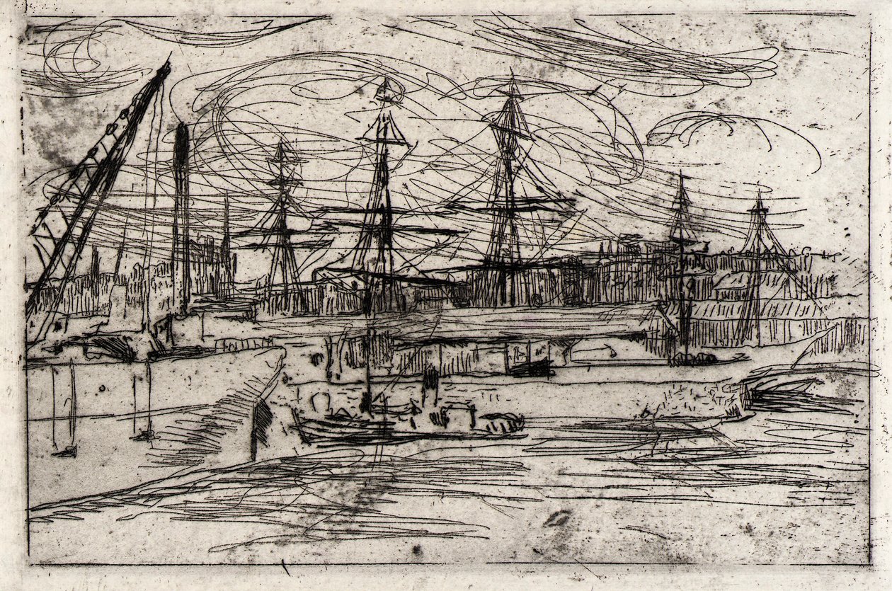 Docks de Liverpool - J. Alden Weir