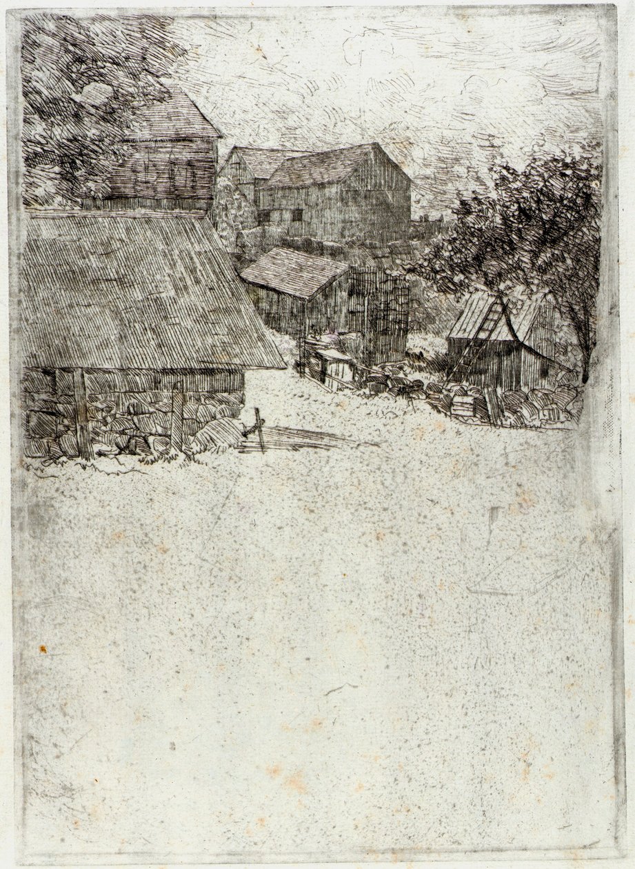 Ferme voisine - J. Alden Weir