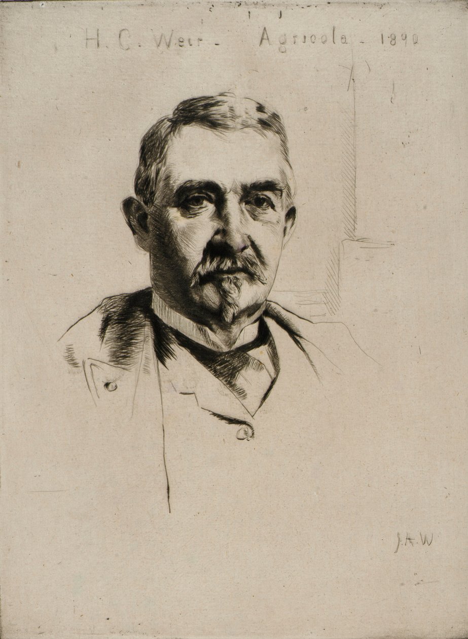 Portrait du colonel H.C. Weir (Agricola) - J. Alden Weir