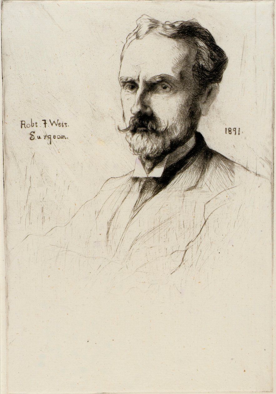Portrait du Dr. Robert F. Weir - J. Alden Weir