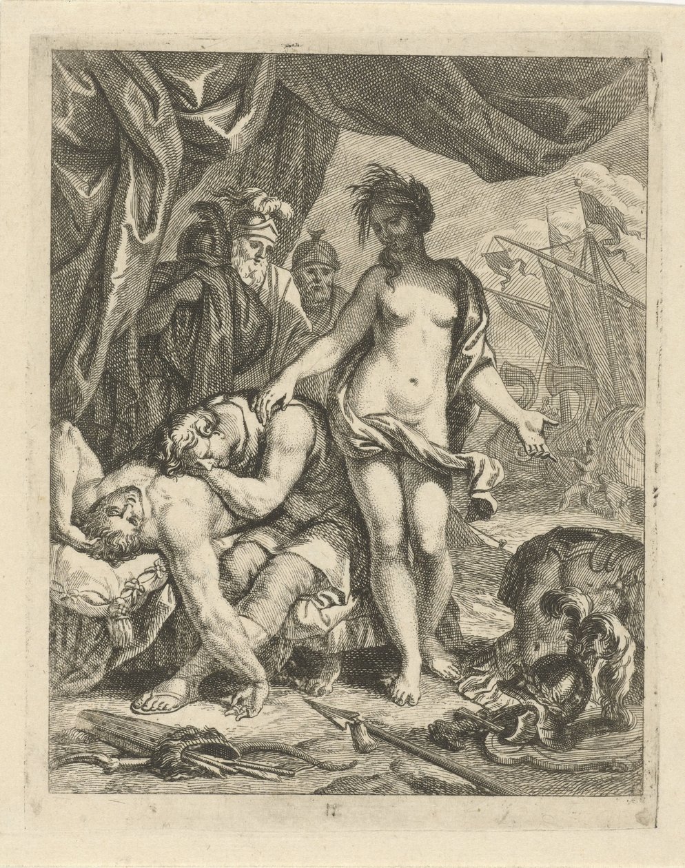 Achille pleure la mort de Patrocle - J. Alexander Janssens