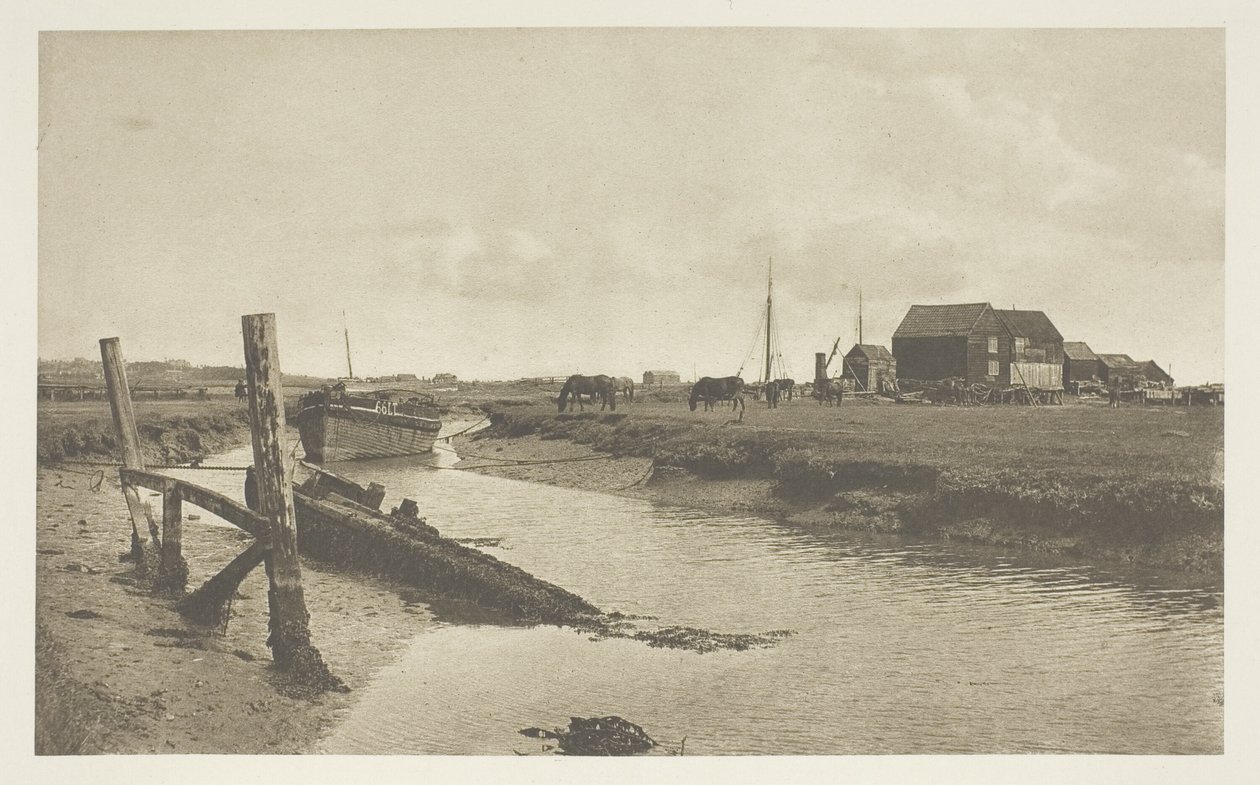 Une rivière de marée, côte est - J. B. B. Wellington