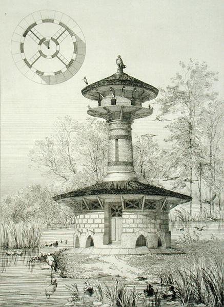 Abri pour oiseaux aquatiques à Poissy, de 