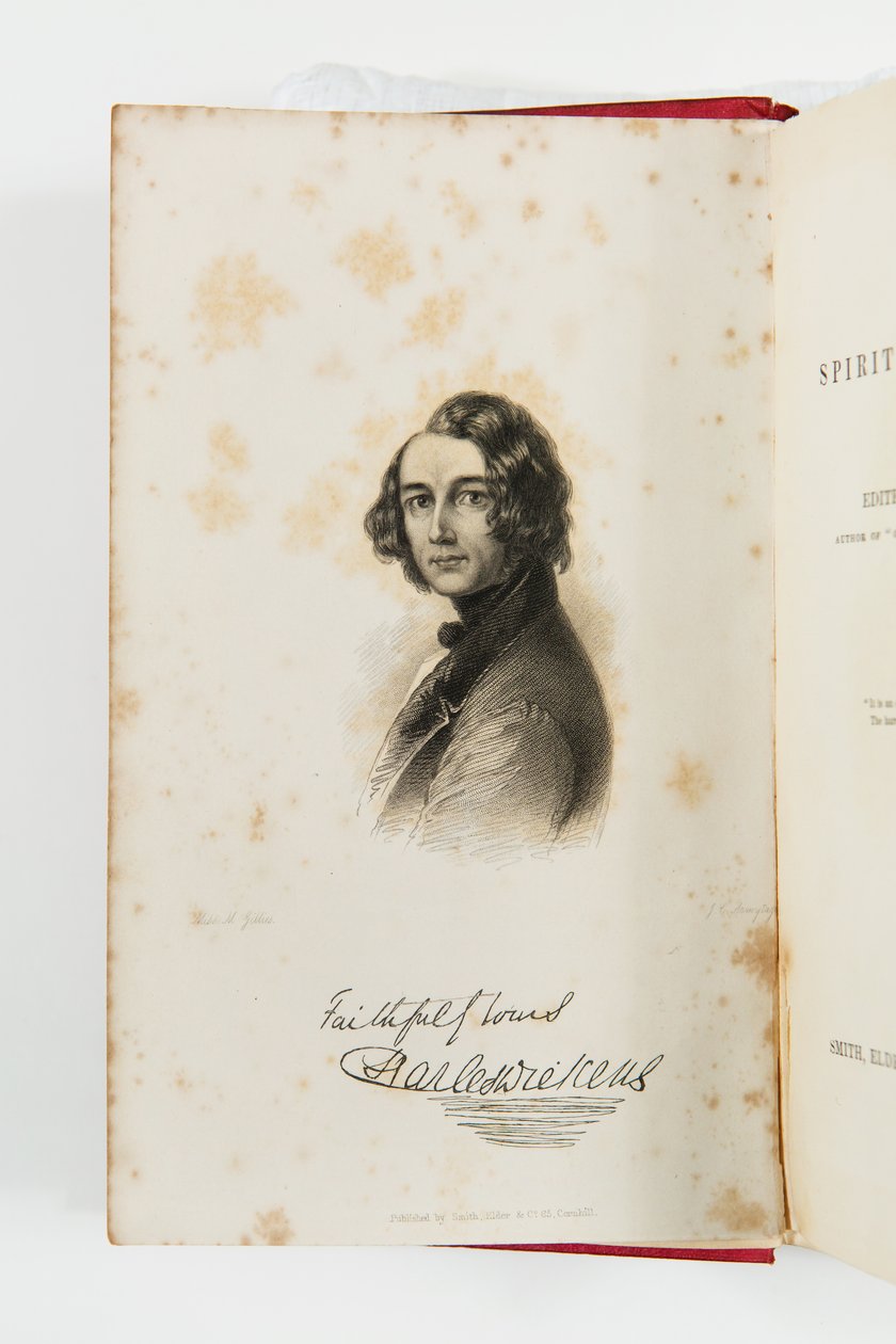 Gravure de Charles Dickens dans A New Spirit of the Age 1844 - J. C. Armytage