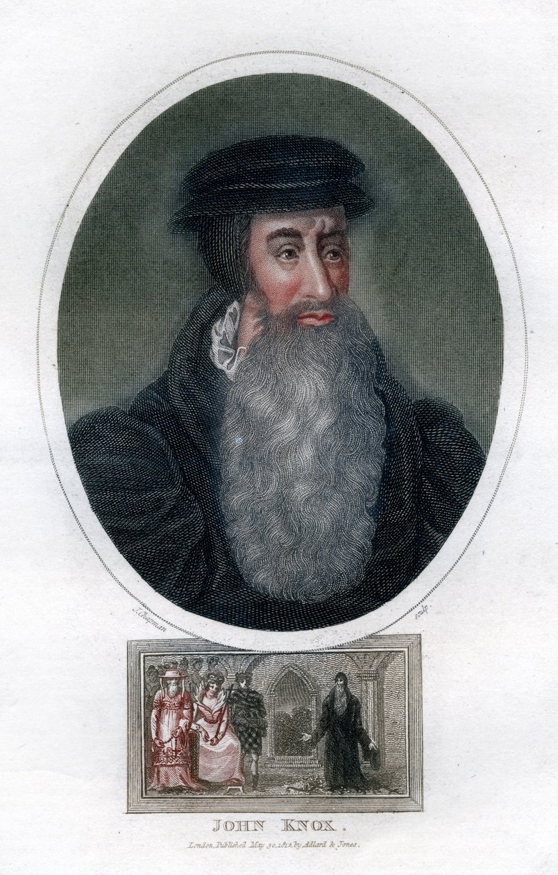 John Knox, réformateur religieux écossais, 1812 - J. Chapman