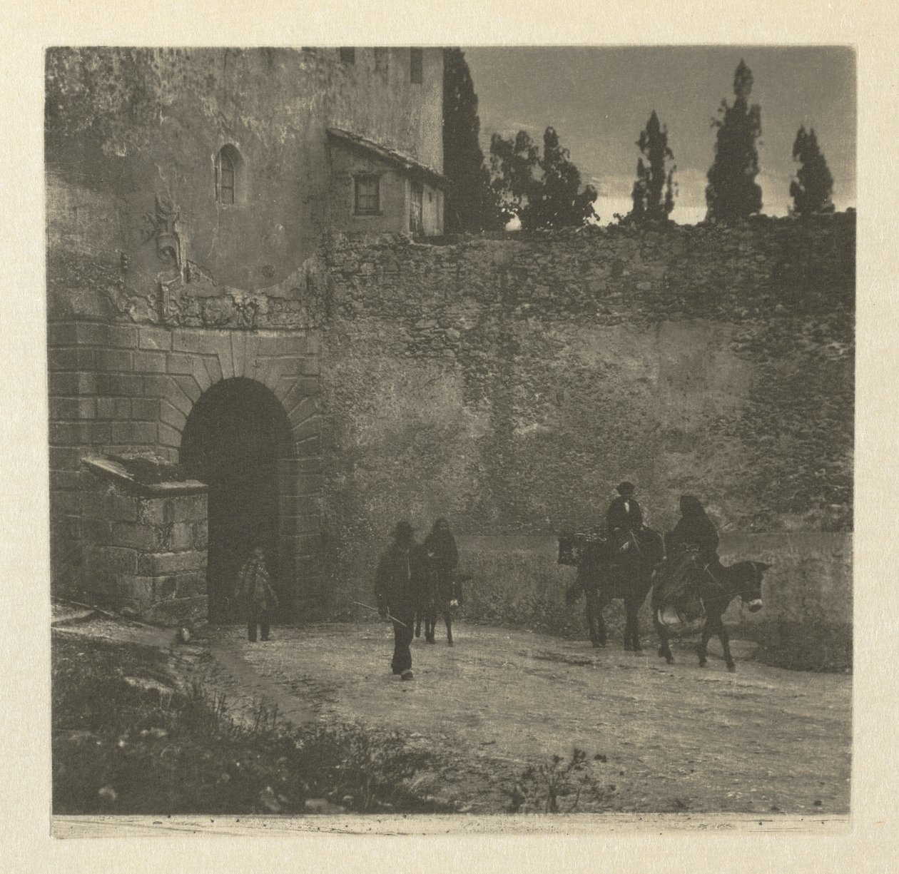 Une porte - Ségovie - J. Craig Annan