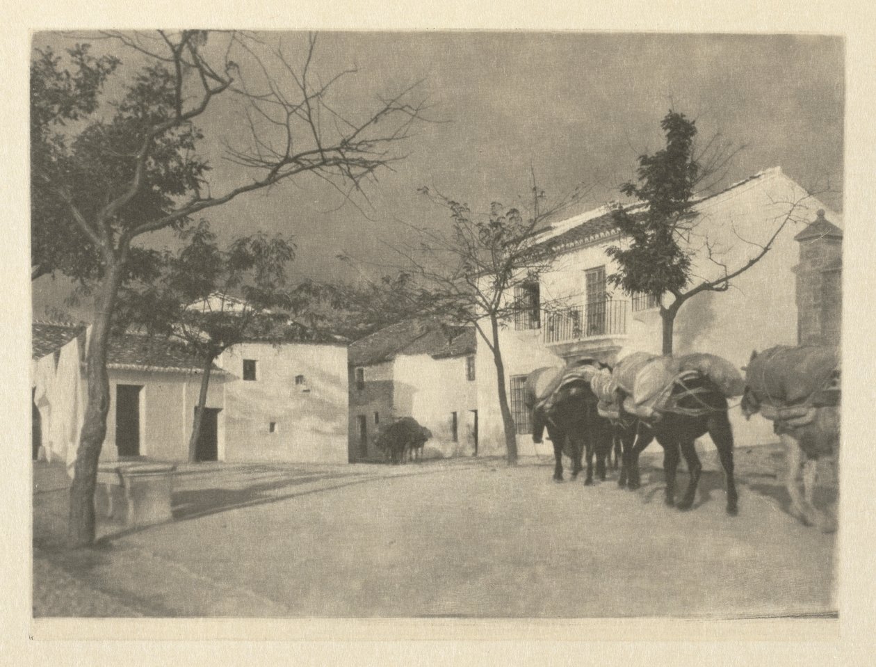 Une place - Ronda - J. Craig Annan