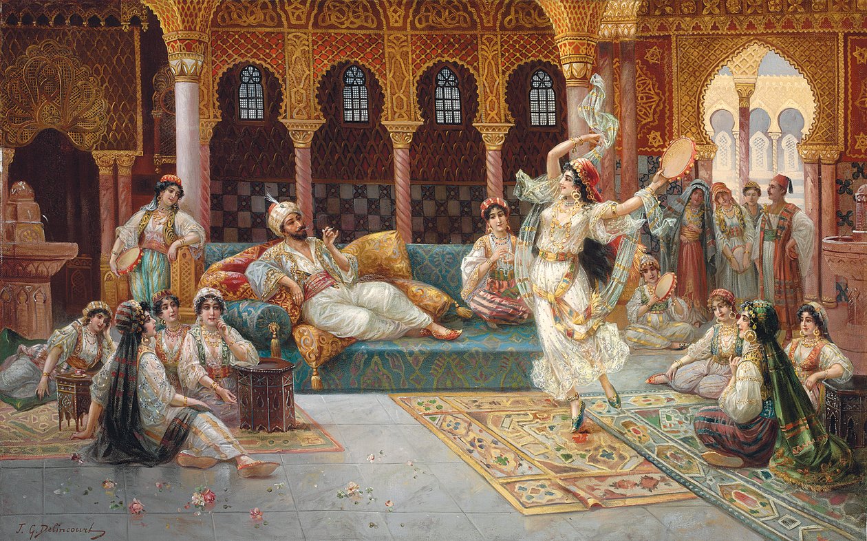 Une danse de harem - J. G. Delincourt