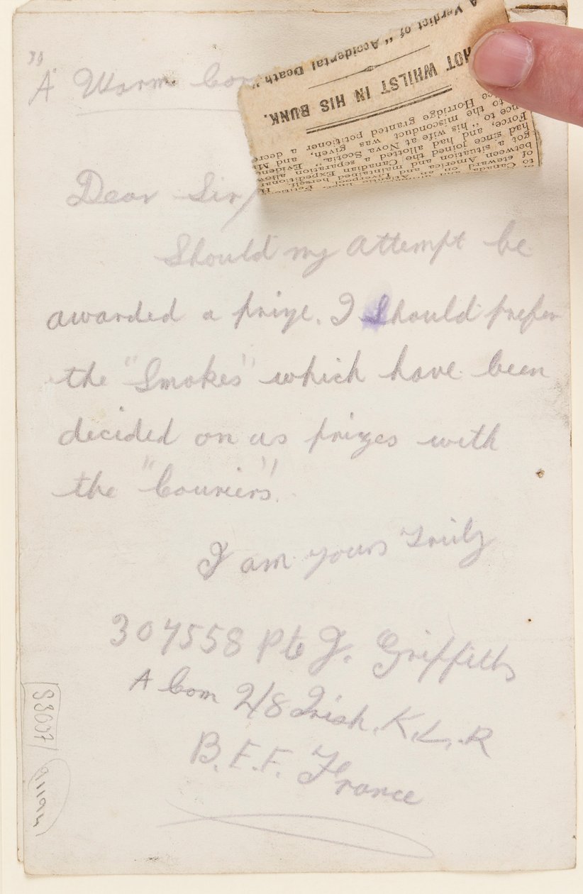 Lettre à l