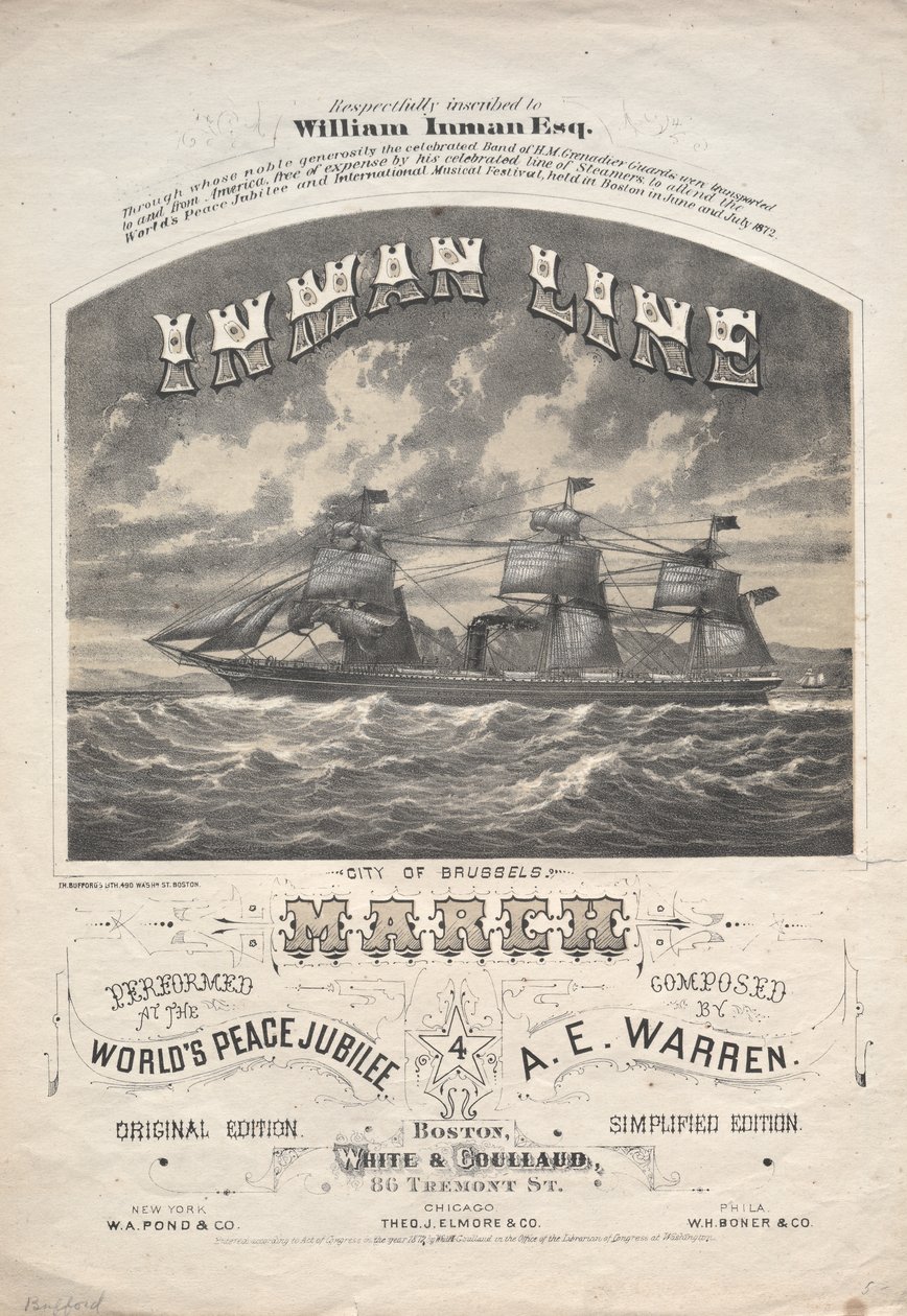 Ligne Inman Mars - J. H. Bufford