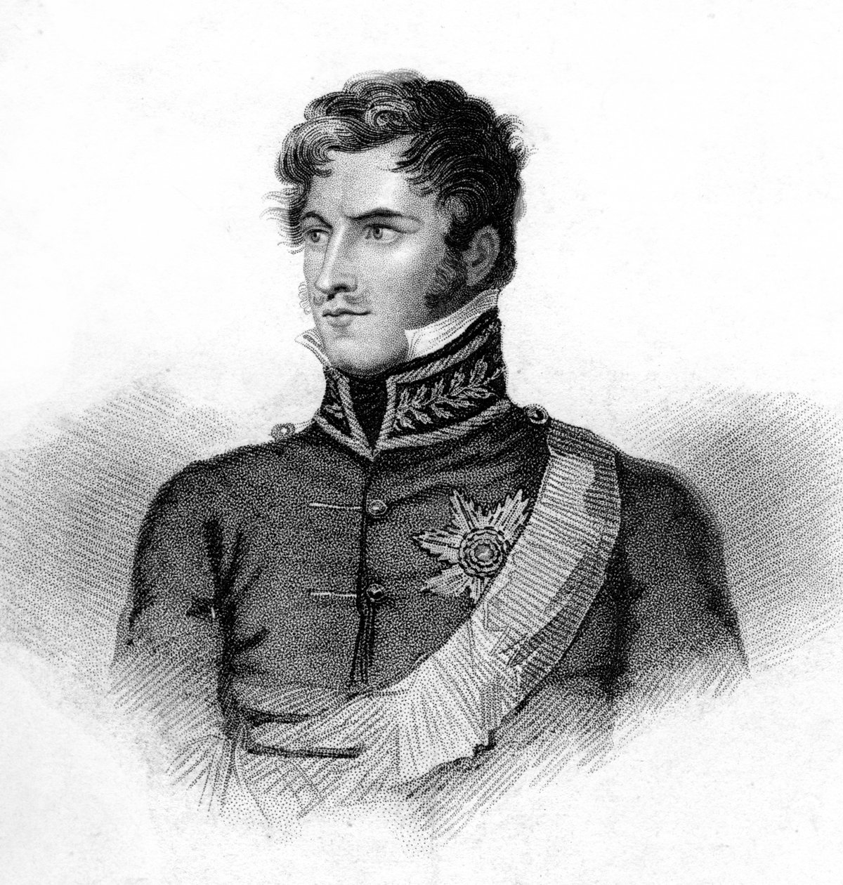 Prince Léopold de Saxe-Cobourg-Saalfeld, 19e siècle - J. Hopwood