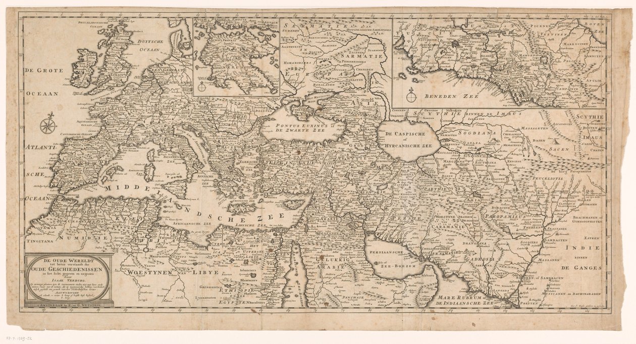 Carte du vieux monde - J. Keiser