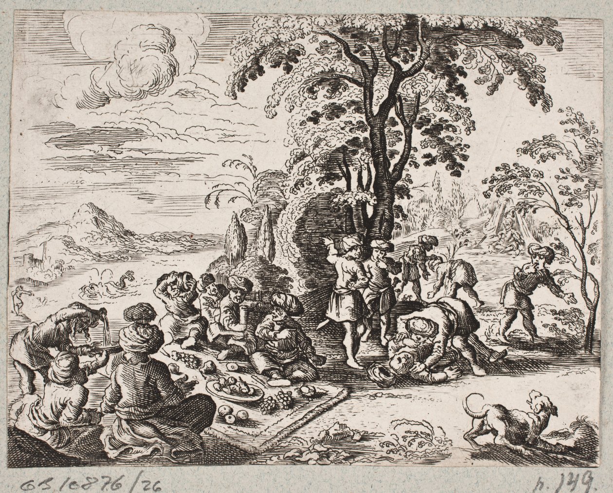 Illustration de Adam Olearius, « Persianischer Rosenthal von einem Sinnreichen Poeten Schich Saadi […] », Schleswig 1660 - J. Muller