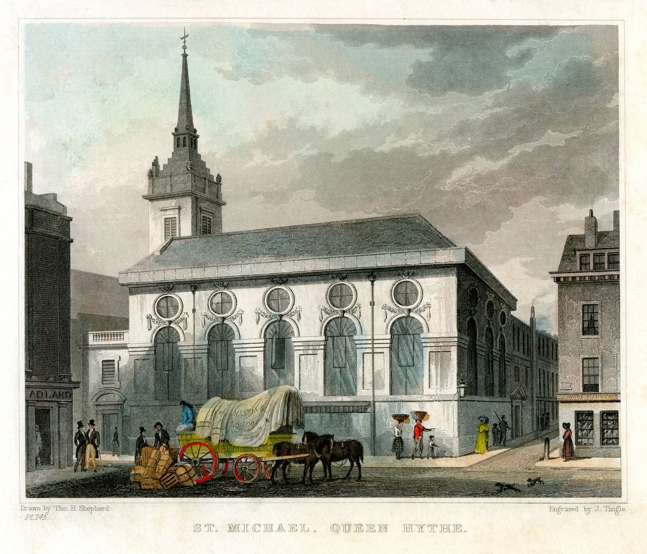 Église Saint-Michel Queenhithe, Londres - J. Tingle