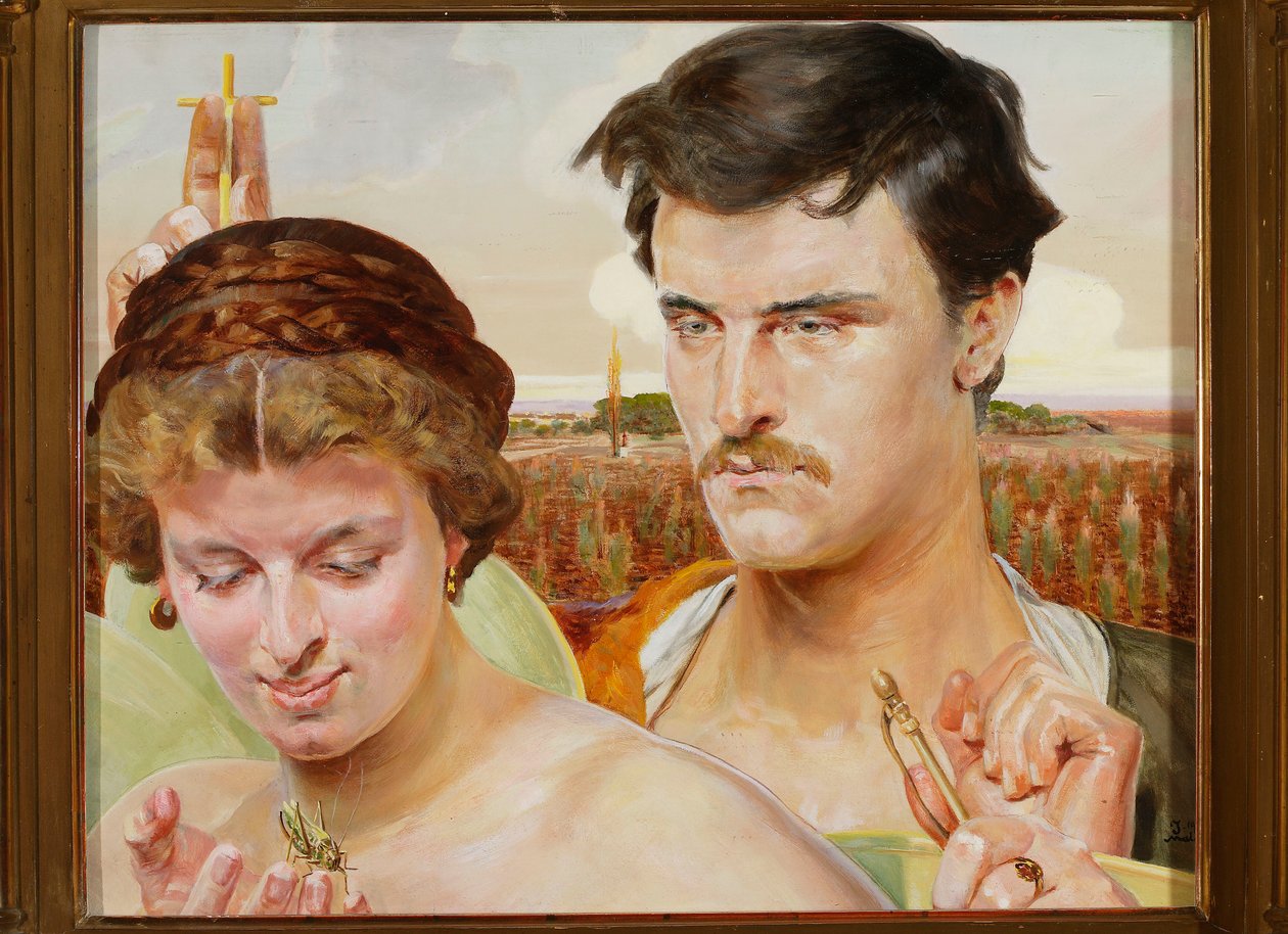 Musique - partie droite du triptyque - Jacek Malczewski