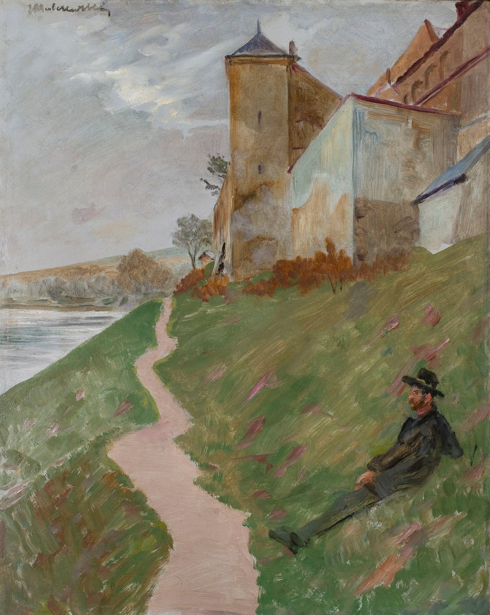 Sur la colline du monastère des Norbertines - Jacek Malczewski