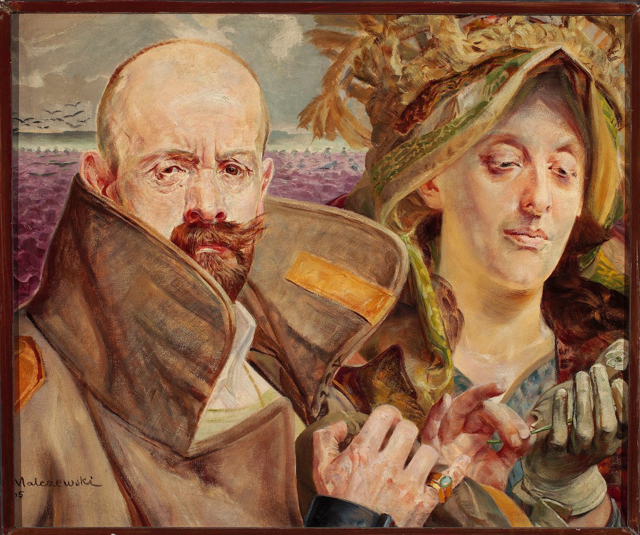 Primevère - Autoportrait avec son épouse - Jacek Malczewski