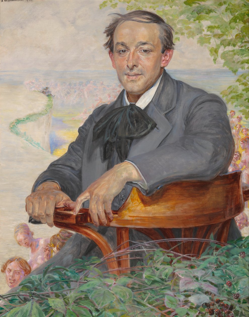 Portrait de Marcin Samlicki - Jacek Malczewski