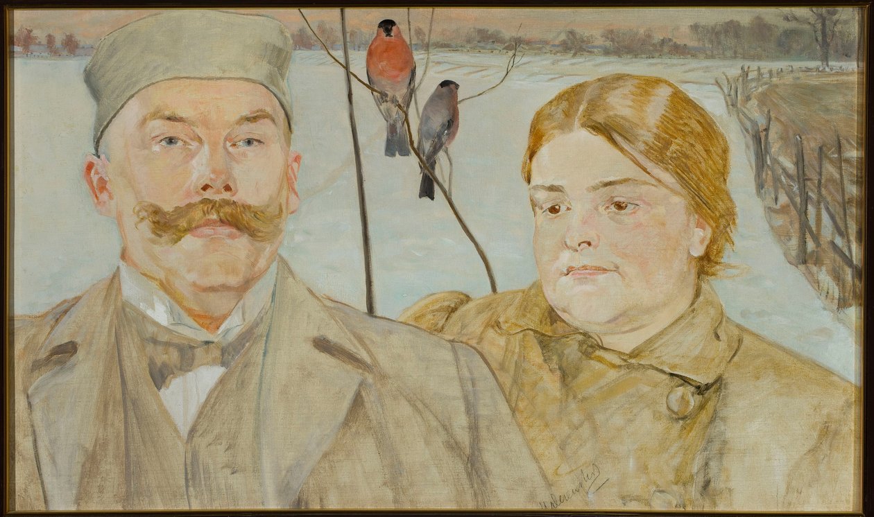 Portrait de Wacław et Helena Karczewski - Jacek Malczewski