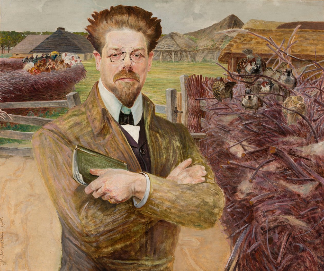 Portrait de Władysław Reymont - Jacek Malczewski