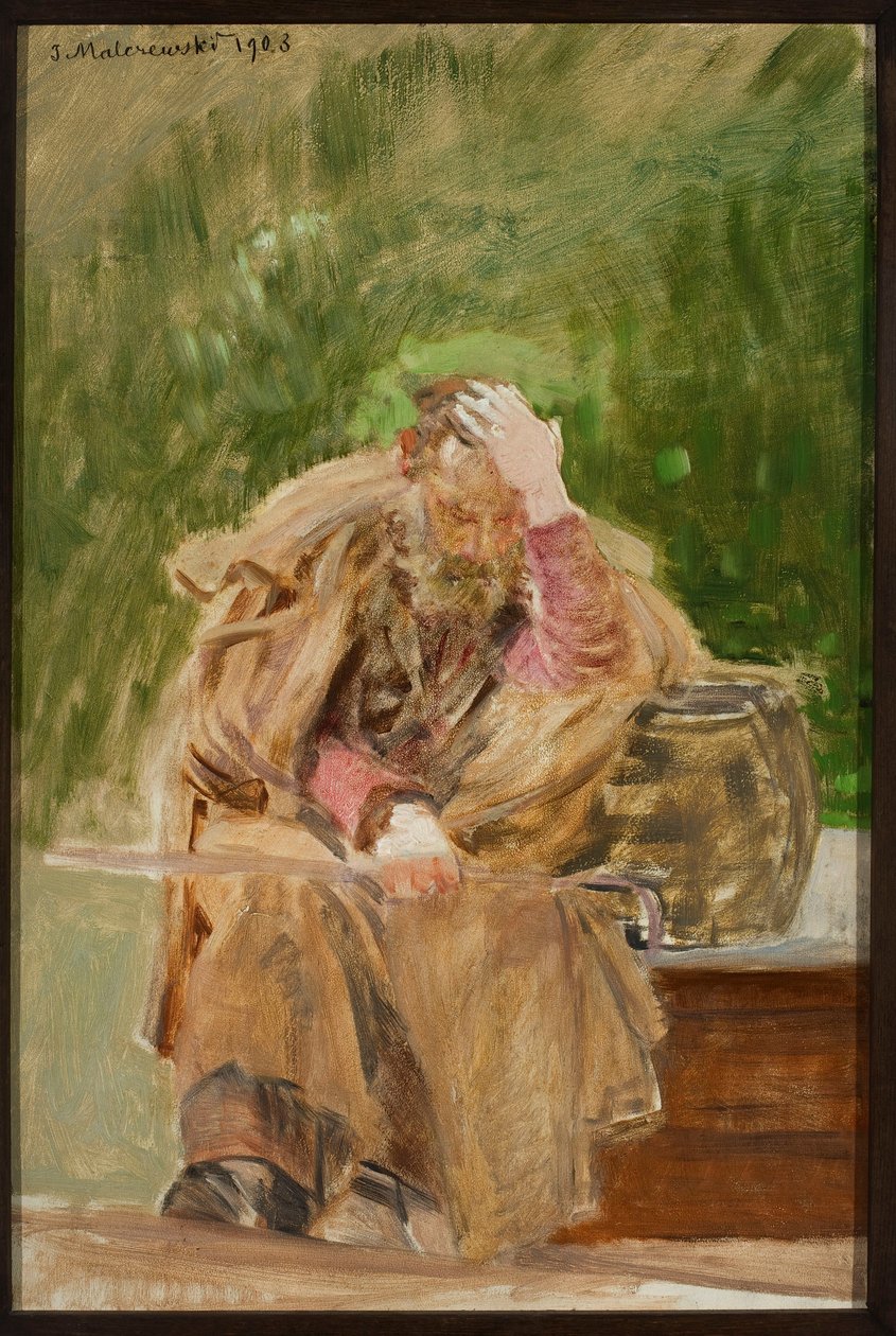 Le vieillard près du puits - Jacek Malczewski