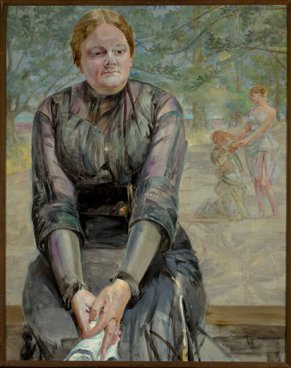 Pensive - Portrait de sœur Helena Karczewska - Jacek Malczewski