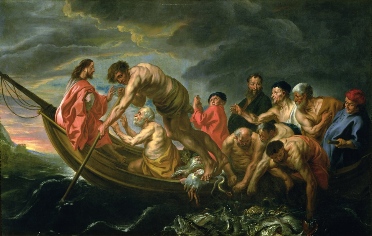 La pêche miraculeuse, vers 1640 - Jacob Jordaens