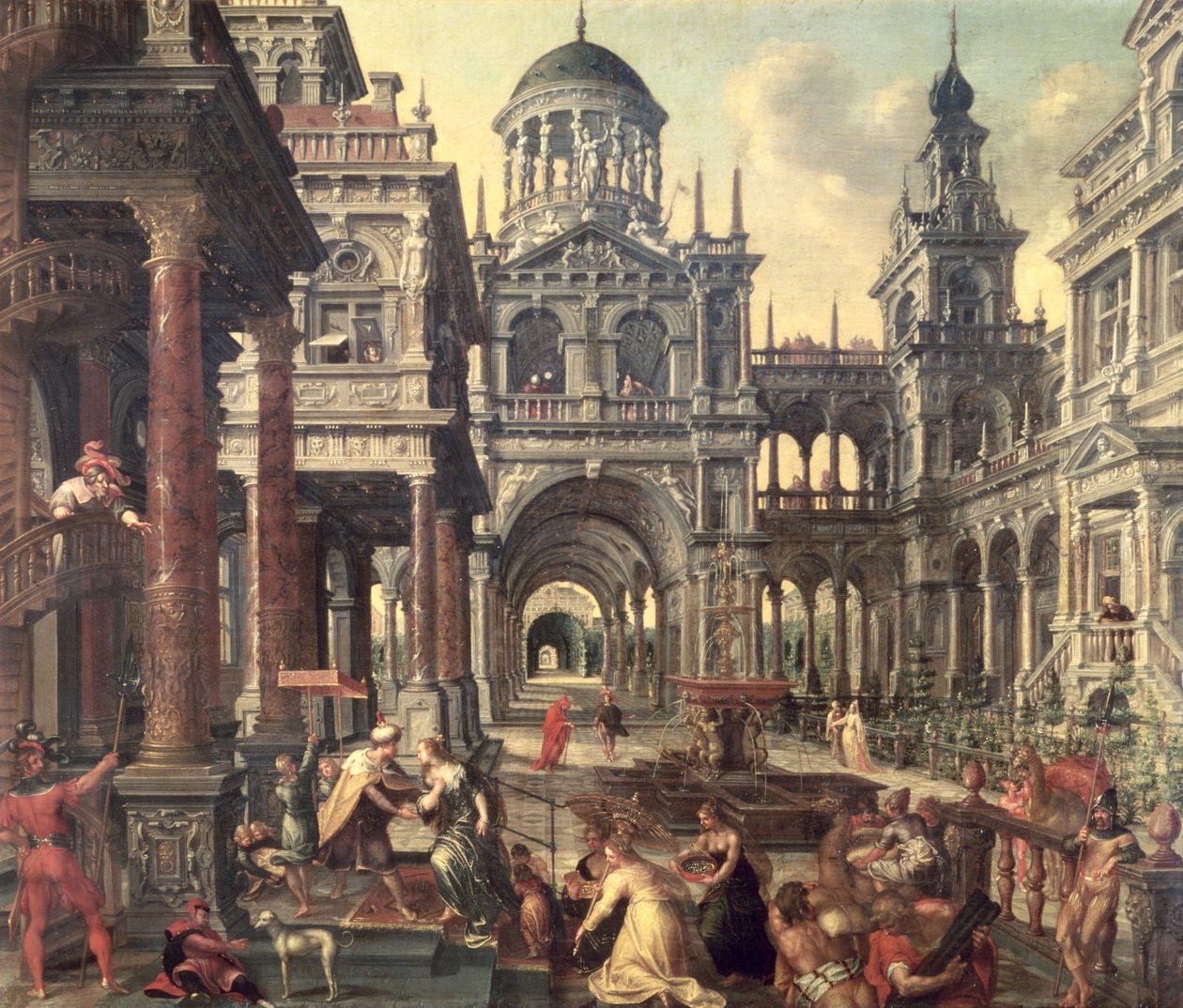 Le roi Salomon et la reine de Saba - Jacob de Vries