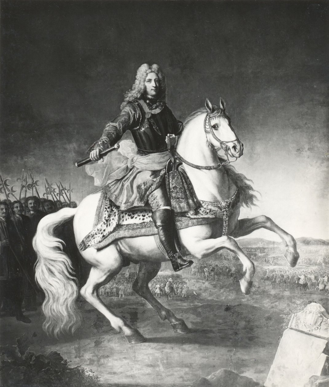 Portrait équestre de Jean-Philippe-Eugène de Merode-Westerloo - Jacob van Schuppen