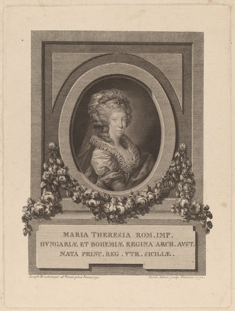 Marie-Thérèse, Impératrice du Saint-Empire, 1792 - Jacob Adam