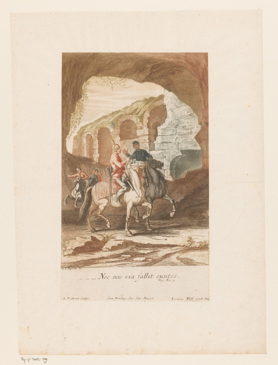 Cavaliers en conversation - Jacob Andreas Fridrich (I)