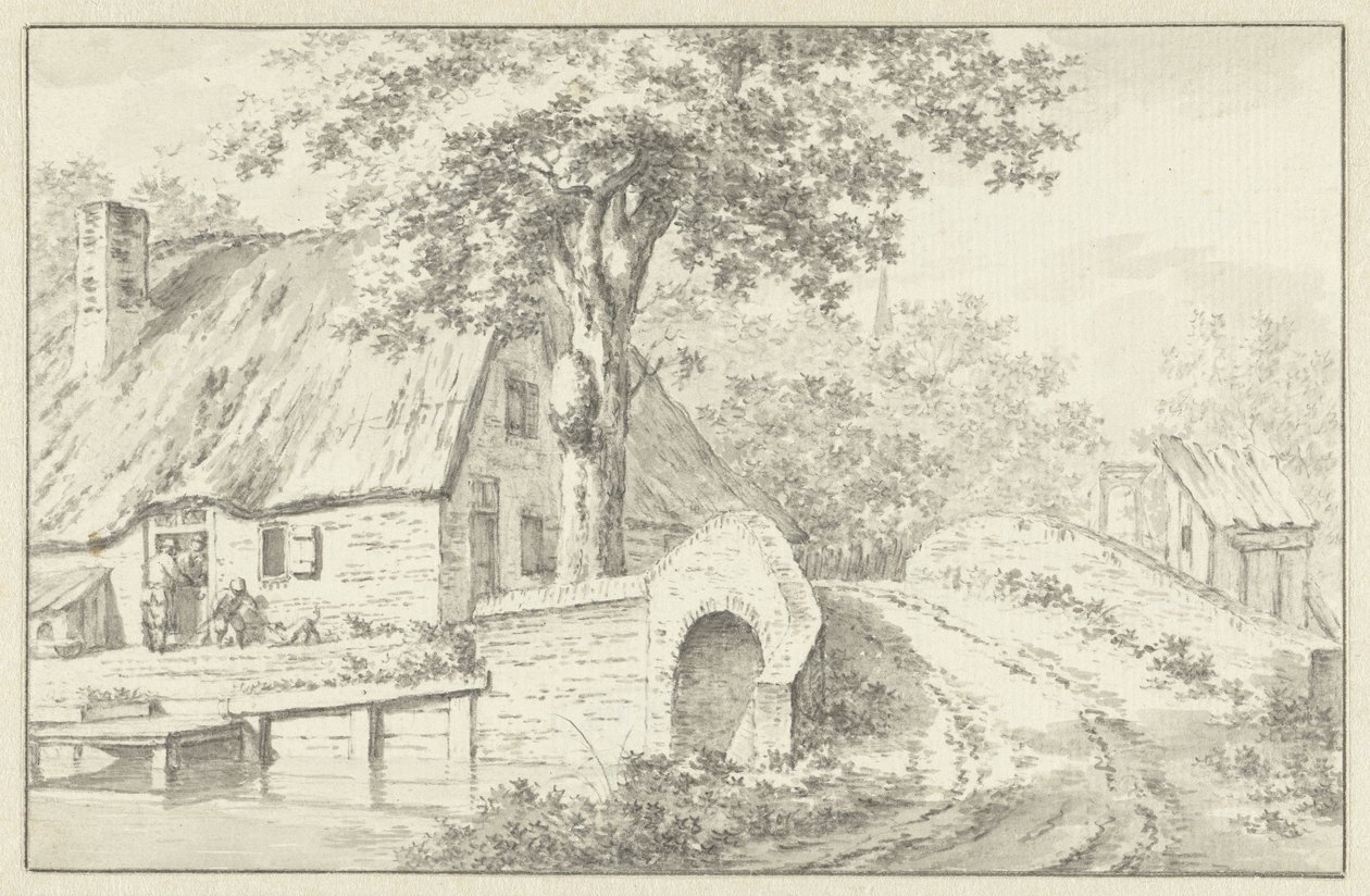 Vue de village - Jacob  Cats