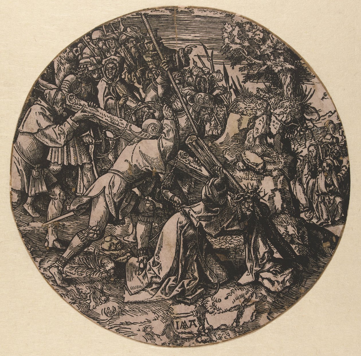 Portement de croix - Jacob Cornelisz van Oostsanen
