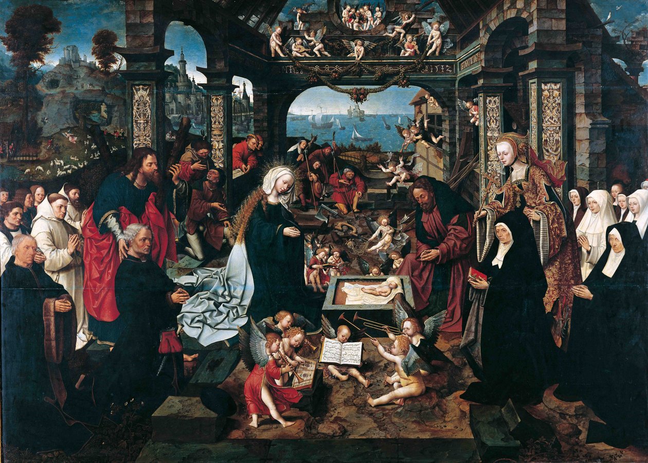 La Nativité du Christ - Jacob Cornelisz van Oostsanen