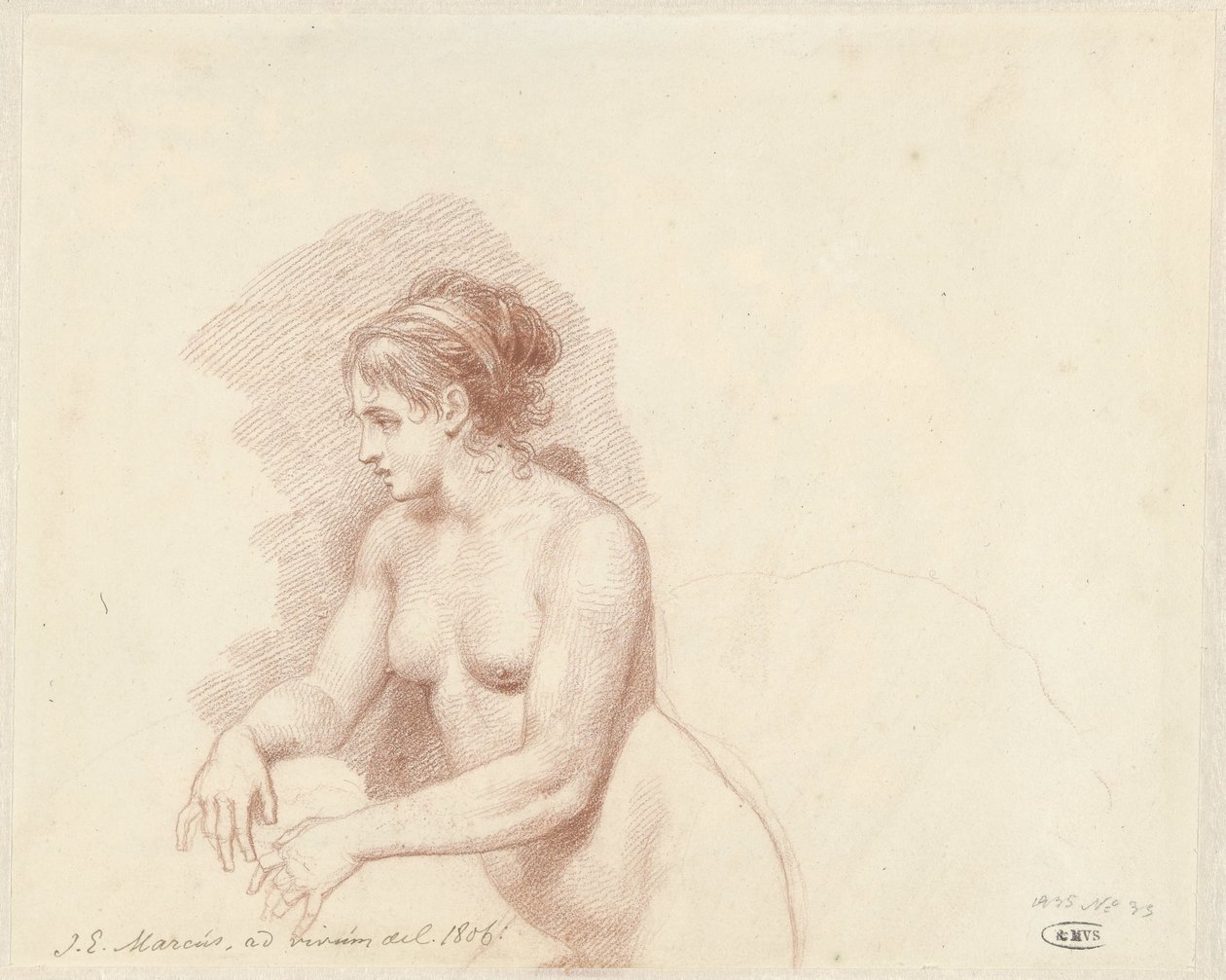 Nu féminin - Jacob Ernst Marcus